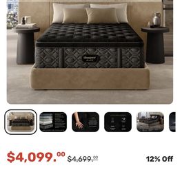 Beautyrest Black Series Three 16.75" Plush Pillow Top Mattress
