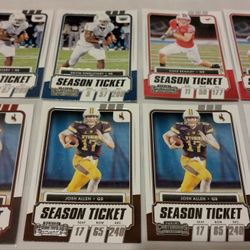 Panini Football Cards LOT Buffalo Bills JOSH ALLEN