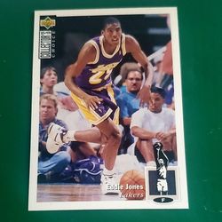 Eddie Jones NBA Rookie Basketball Card