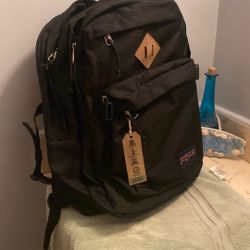 Black Jansport Backpack Mochila Negra Grande