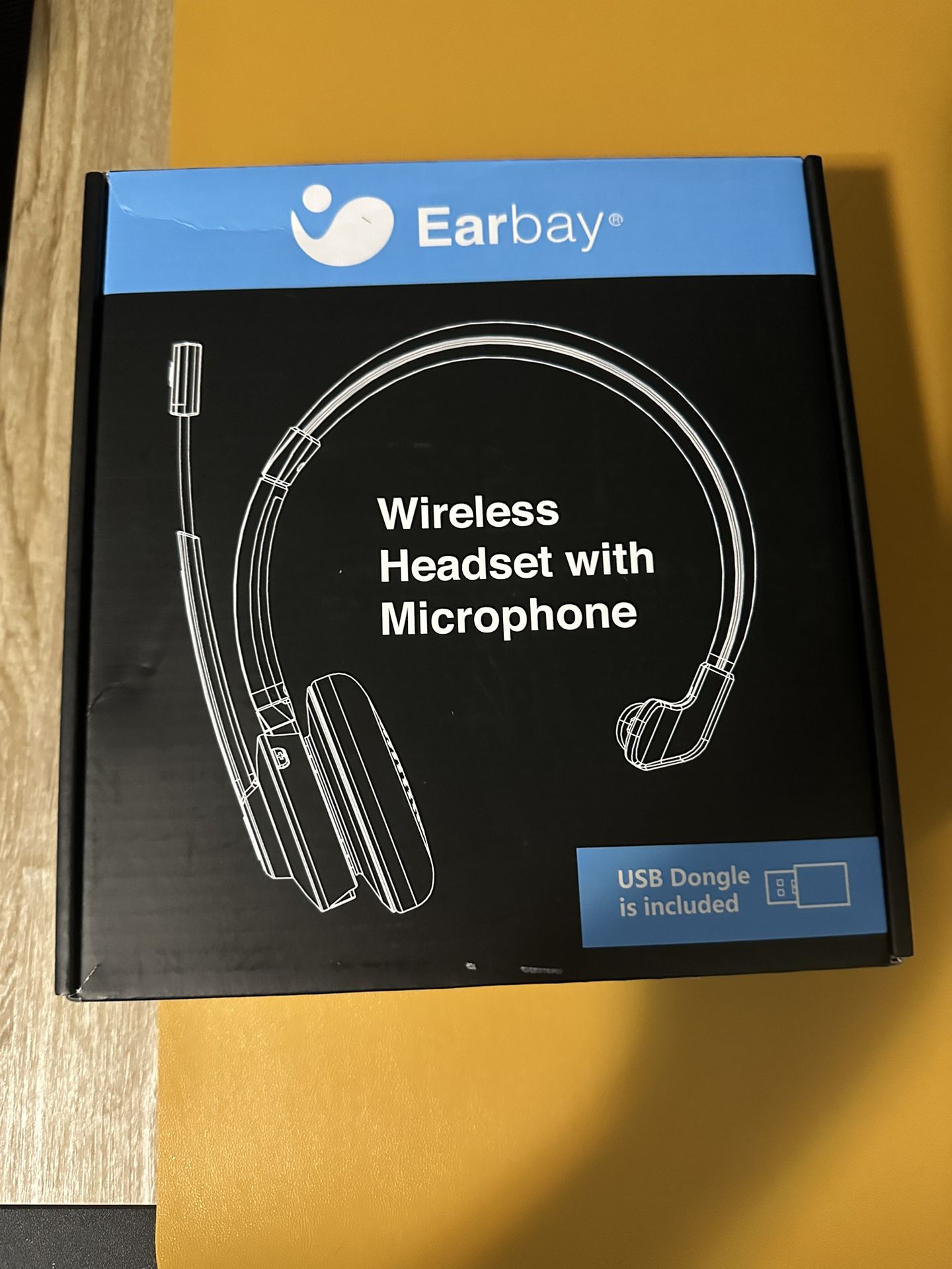 Wireless Headset With Microphone 