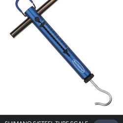 Shimano Stainless Steel Hook/ Alloy Tube T-Bar Fish Weigh Scales 22Kg