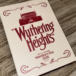 Wuthering Heights 2026 Film Stationary Promo Merch  Exclusive In Box