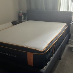 Full Matress With Bed Frame