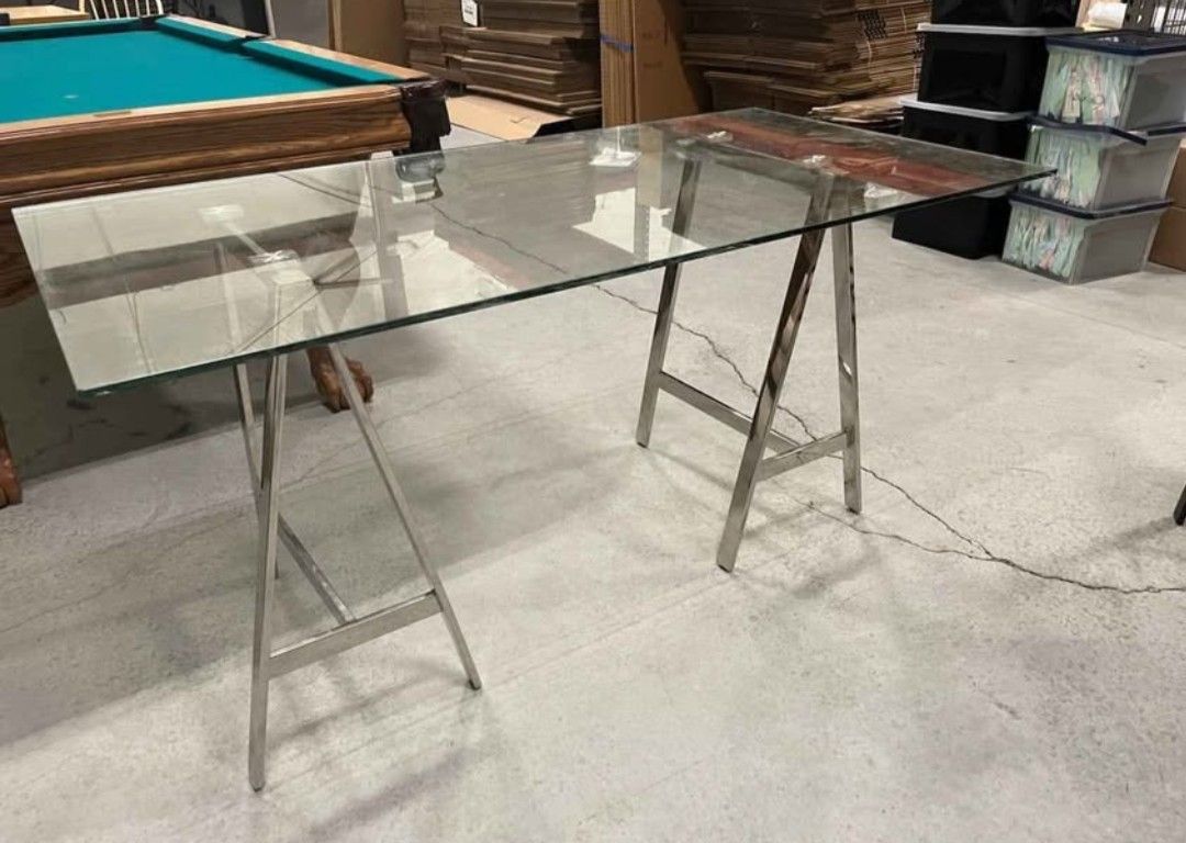 Glass Desk