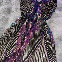 Fashion Nova Sequin Party Dress 