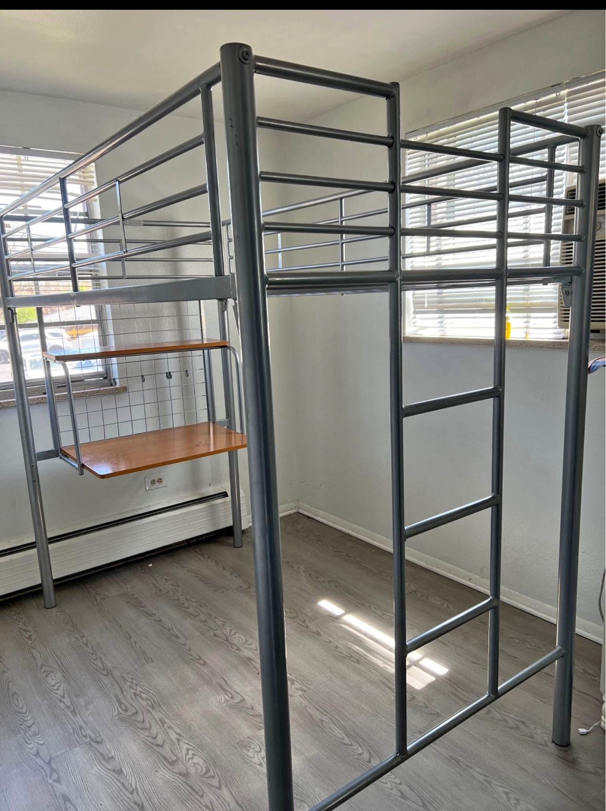 Twin Bunk Bed With Desk