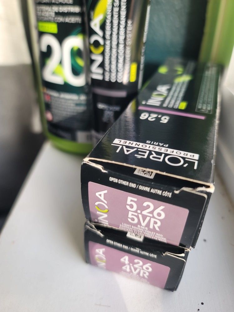 L'OREAL INOA COLOR AND DEVELOPER