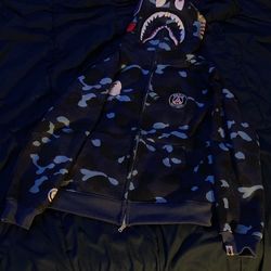 Bape Camo Navy Blue
