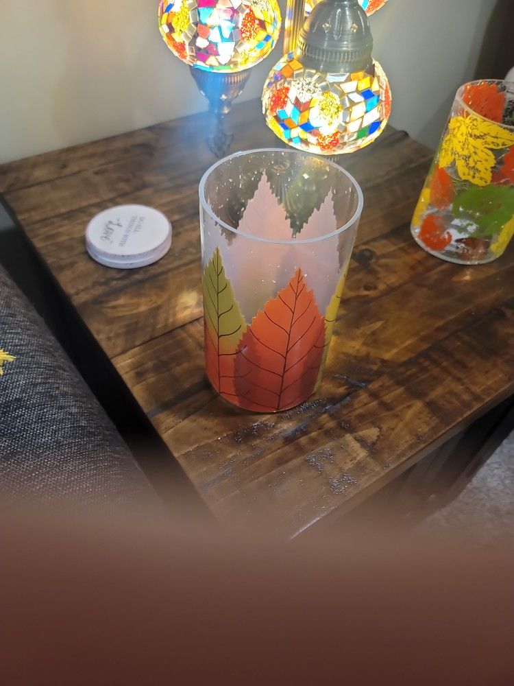 Fall Like Large Candle Holder