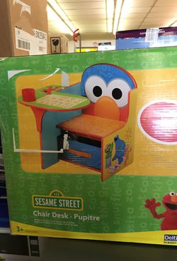 New in Box Sesame Street Chair&Desk