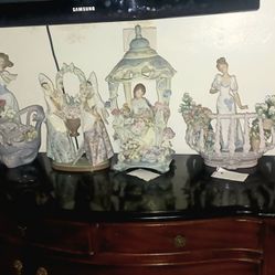 Take All 6 Lladro Retired Figurines 