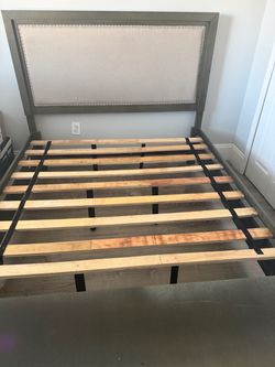 Queen Platform Bed- Mattress included if wanted