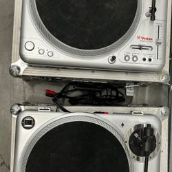 Vestax  Pdx-2000 Dj Turntable  1 Pair With Cases