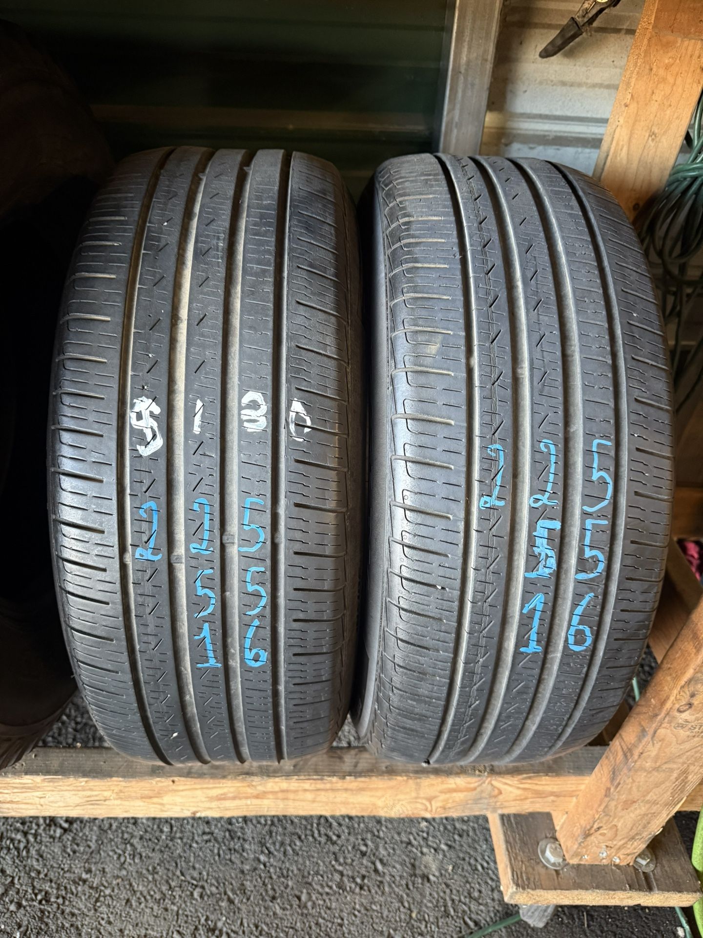 225/55 16 Pair Of Tires pirelli