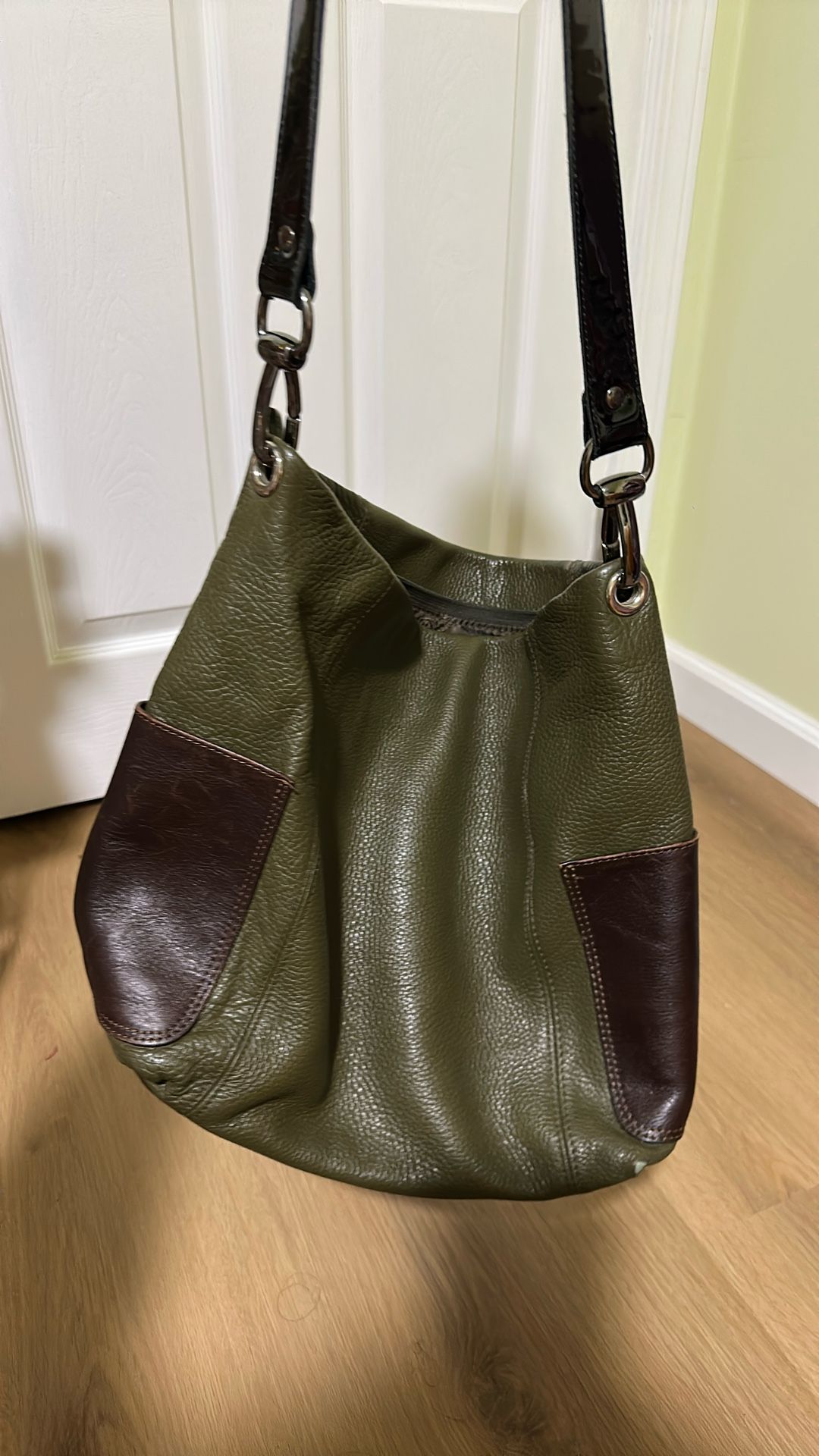 Cristina Shoulder Leather Tote Bag (Made In Italy)