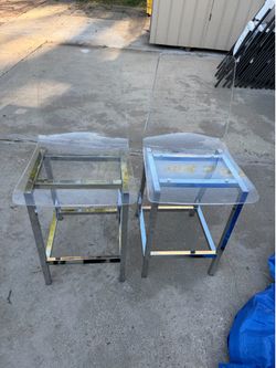 Acrylic chairs