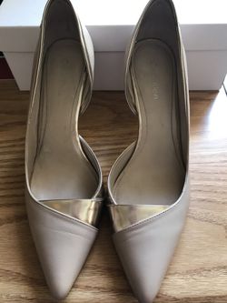Calvin Klein Nude Pumps