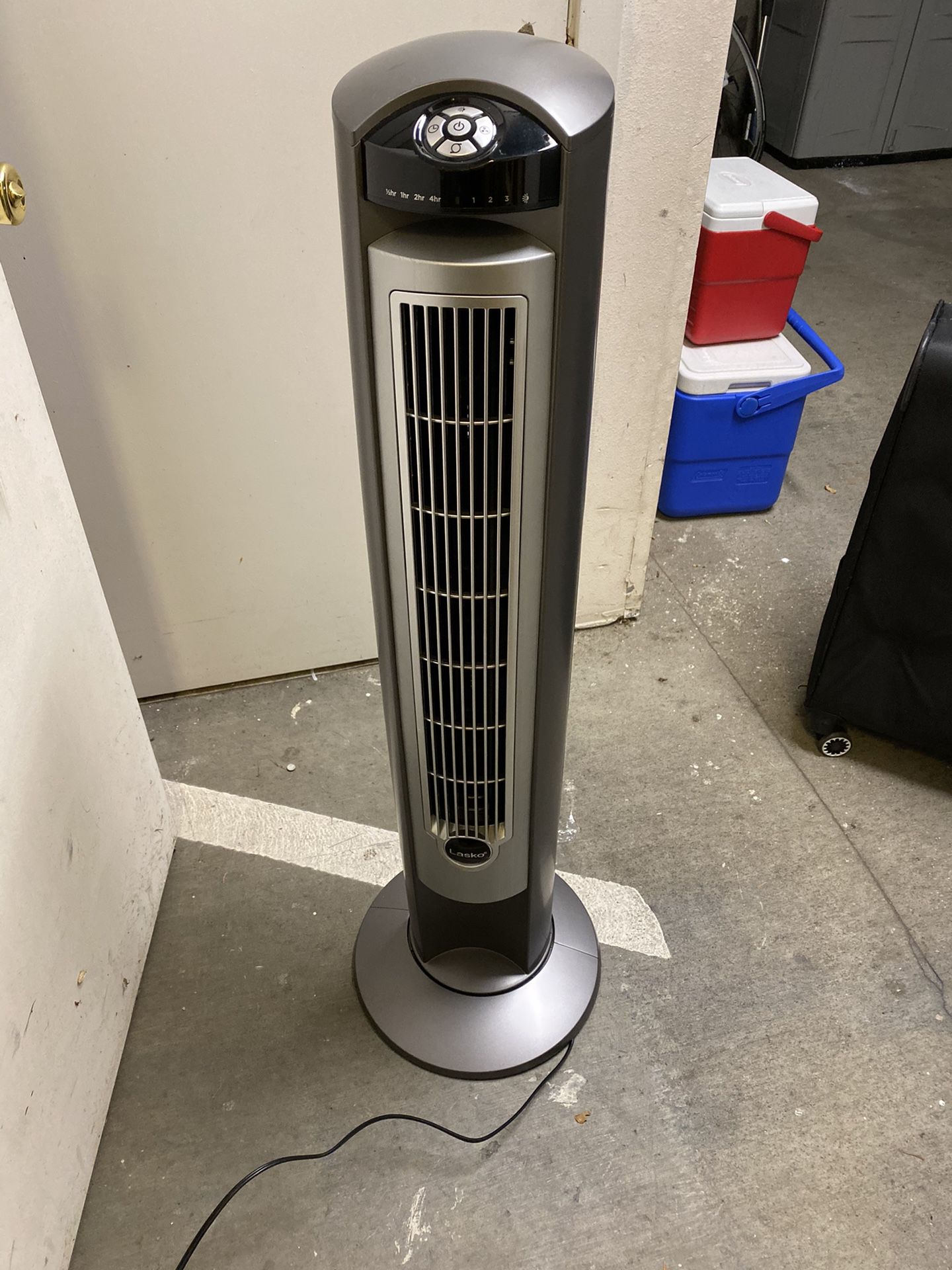 Lasko T42951 Wind Curve Portable Electric Oscillating Stand Up Tower Fan