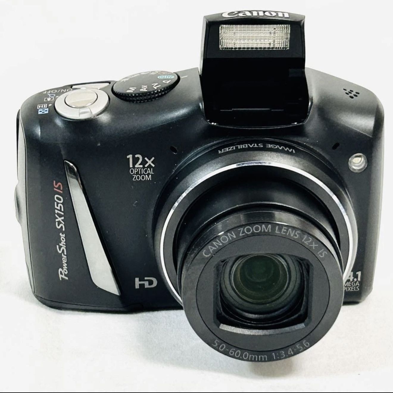 Cámara digital compacta Canon PowerShot SX150 IS con zoom 12x usada