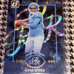 Donruss Can Ward Rated Rookie Football Card Titans Refractor Insert 2025