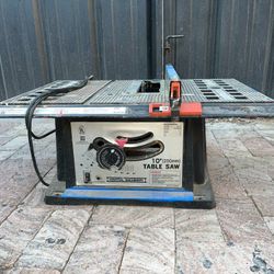 Central machinery 10” Electric Plug-in Table Saw