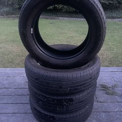 4 used 225/60R18 michelin tires 