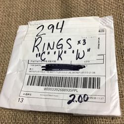Jewelry Unclaimed Internet Purchase #294