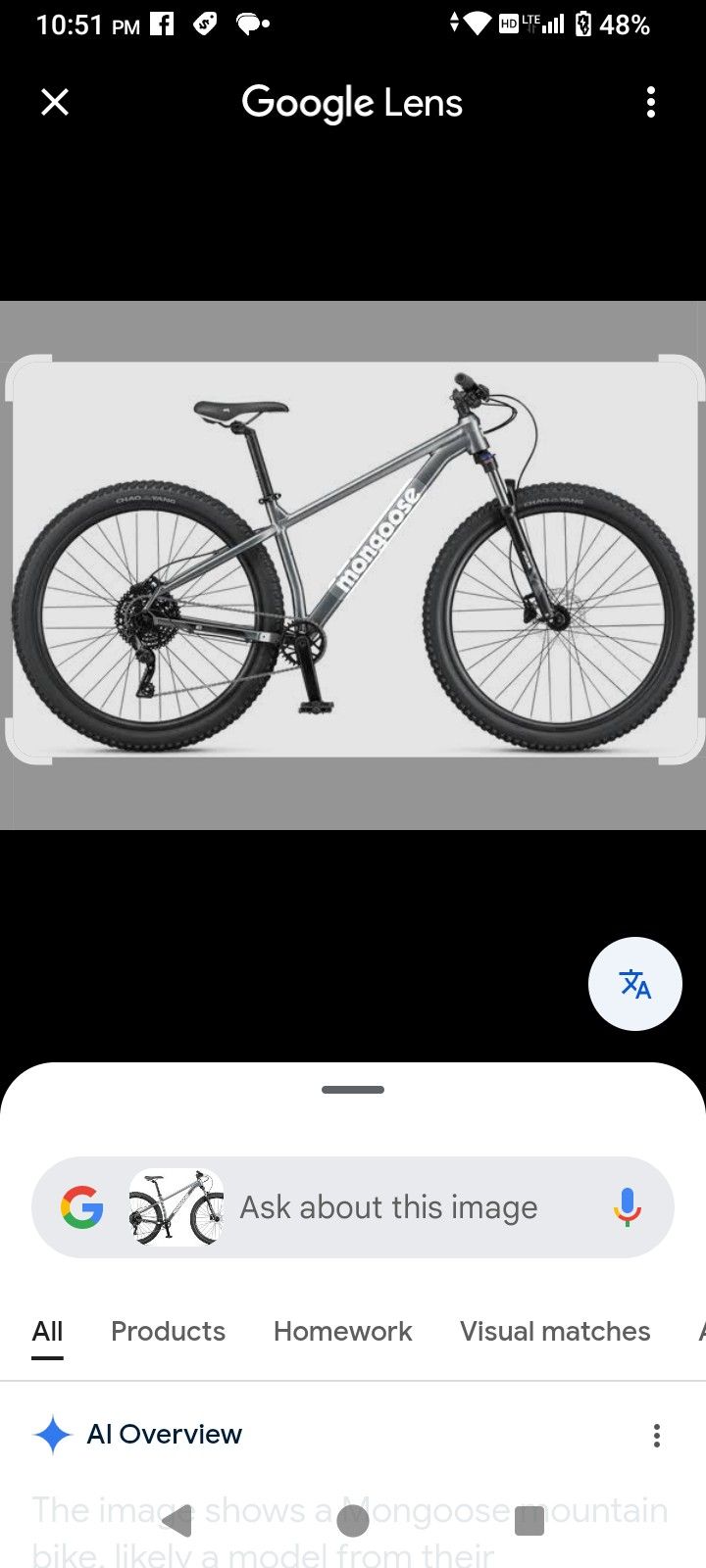 Mongoose Mountain Bike