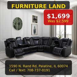 Brand New Power Recliner Sectional For sale Ready For Pick Up Or Delivery 🚚