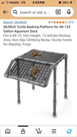 Turtle or reptile basking platform