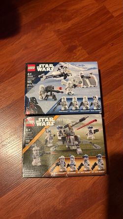Sealed Lego Snow Trooper and Clone Trooper Pack