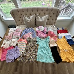 Girls Clothing Lot - Mint Green Dress & Mixed Summer Pieces
