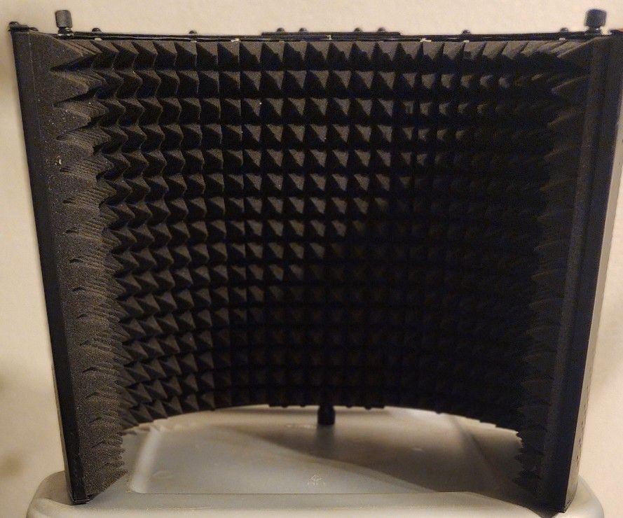 Foldable Studio Microphone Isolation Shield 