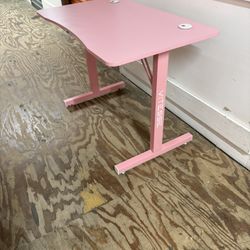 Pink Gaming Desk