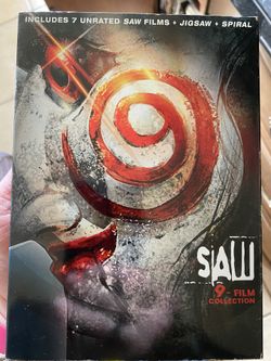 Brand New -(Unopened) Sealed - Movie SAW, ( All 9 Saws In One) -9 Movie Film Collection (including Spiral) Lastest One 