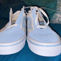 Not Free  Old Skool Van Baby Blue bolt 