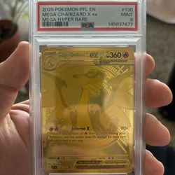 PSA GRADED MEGA CHARIZARD EX 