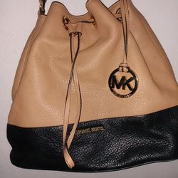 Michael Kors  2 Tone Black &Tan , Leather