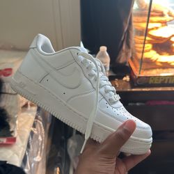 All White Air Force 1s
