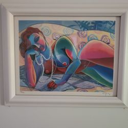 Original Custom Framed Painting 