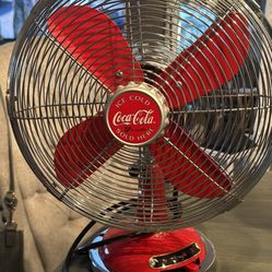 Antique Coca-Cola Desk Stand Fan 