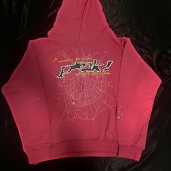 Pink Spider Hoodie