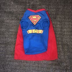Superman Size XS Dog Outfit / Costume 