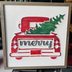 Christmas Car Decor 