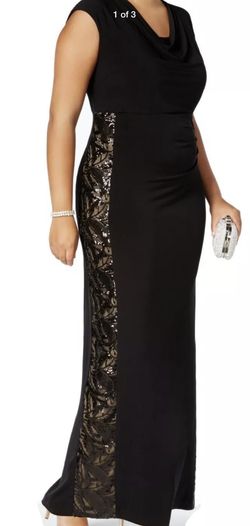Formal Plus Size Dresses Sizes 8 12 14 Black Mother of the Bride Evening Gown Prom