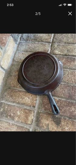Vintage Cast Iron With Heat Ring Skillet 11"