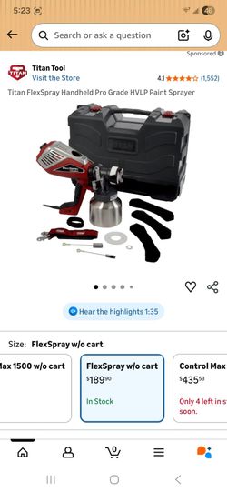 Titan HandHeld Electric Paint Sprayer