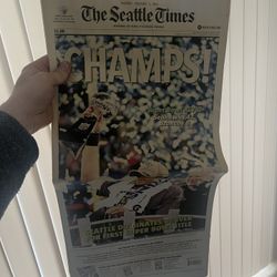 Super Bowl Newspaper (decent condition)