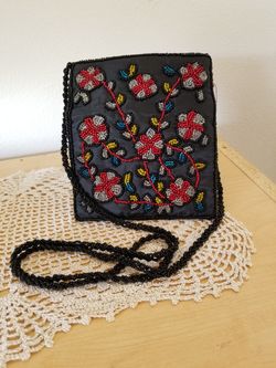 Beaded purse